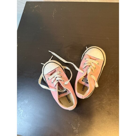 Pink Converse All Stars Toddler Girls Size 7 Cute Sneakers Chucks Chuck Taylor - Picture 4 of 5